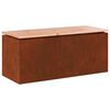 vidaXL Banco de jard&iacute;n 2 -Seater 100 x 40 x 43 cm Acero oxidado