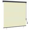 vidaXL Estor enrollable de exterior color crema 170x250 cm