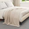 vidaXL Manta Beige 170 x 130 cm Lana