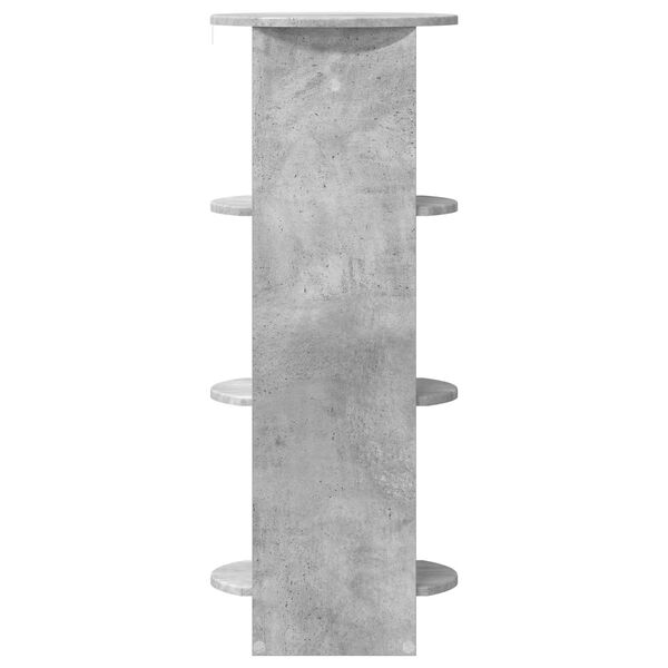 vidaXL Armario auxiliar Gris Concreto 40 x 40 x 100 cm
