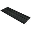 vidaXL Panel de techo 12 uds. Antracita 129 x 45 cm Acero galvanizado