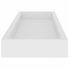 vidaXL Estantes de pared Loggia 4 uds blanco MDF 60x15x4 cm