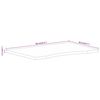 vidaXL Tablero de escritorio con curva madera mango rugosa 80x50x2,5cm