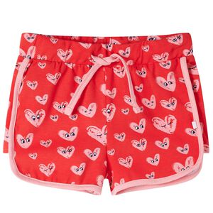 Pantal&oacute;n corto infantil con cord&oacute;n rojo 116