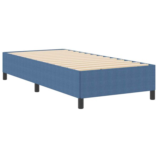 vidaXL Estructura de cama Azul 80 x 200 cm Telas de pana