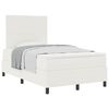 vidaXL Cama tipo Box Spring Manual Crema y Blanco 193 x 120 x 128 cm