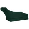 vidaXL Chaise longue respaldo reposabrazos derecho terciopelo