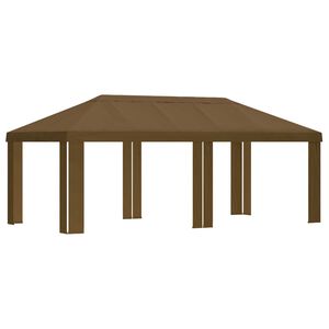 vidaXL Cubierta de gazebo 6 x 3 m Topo Poli&eacute;ster 190