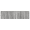 vidaXL Muebles para TV de pared 2 unidades gris Sonoma 80x30x41 cm