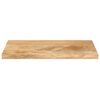 vidaXL Tablero de mesa rectangular madera maciza mango 50x40x2,5 cm