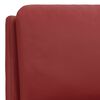 vidaXL Sill&oacute;n de masaje elevable cuero sint&eacute;tico rojo tinto