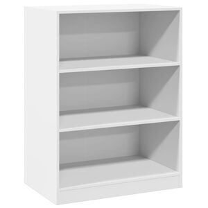 vidaXL Armario de madera de ingenier&iacute;a blanco 77x48x102 cm
