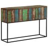 vidaXL Mesa consola de madera maciza reciclada 110x30x75 cm