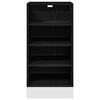vidaXL Gabinete Base de Cocina Roble negro 40 x 44,5 x 81,5 cm