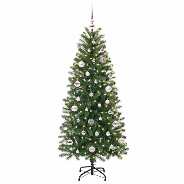 vidaXL &Aacute;rbol de Navidad artificial con 150 LED Verde 150 cm PE y PVC
