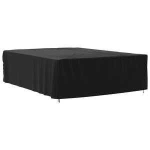 vidaXL Cubierta para muebles de jard&iacute;n Oxford 420D negro 350x260x90 cm