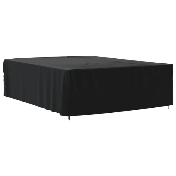 vidaXL Cubierta para muebles de jard&iacute;n Oxford 420D negro 350x260x90 cm