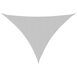 vidaXL Toldo de vela poli&eacute;ster oxford 100% gris claro 7x5x5 m