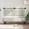 vidaXL Cabecera Colgante Crema 150 x 55 x 5 cm Terciopelo