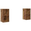 vidaXL Conjunto de mueble de TV 2 uds. Madera Vieja
