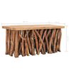 vidaXL Mesa de centro madera reciclada mixta y teca 100x40x47,5 cm