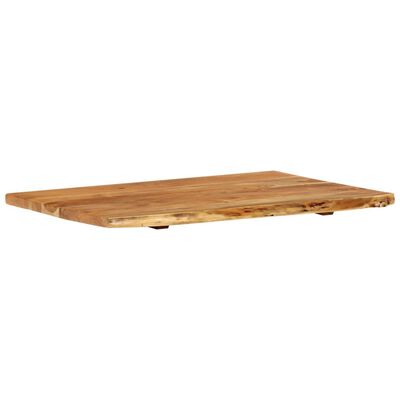 vidaXL Encimera para armario tocador madera maciza acacia 80x52x2,5 cm