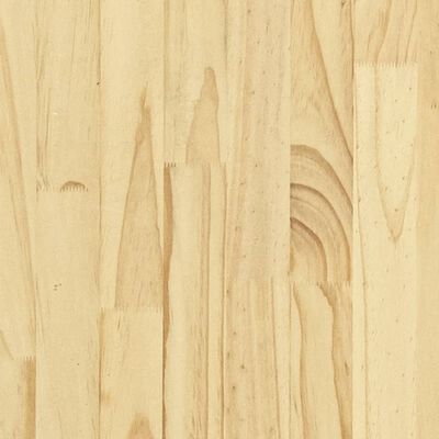 vidaXL Estantería de 2 niveles madera maciza de pino 100x30x70 cm