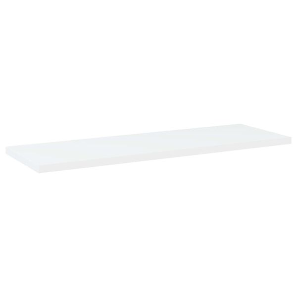 vidaXL Estantes para estanter&iacute;a 4 uds contrachapada blanco 60x20x1,5cm