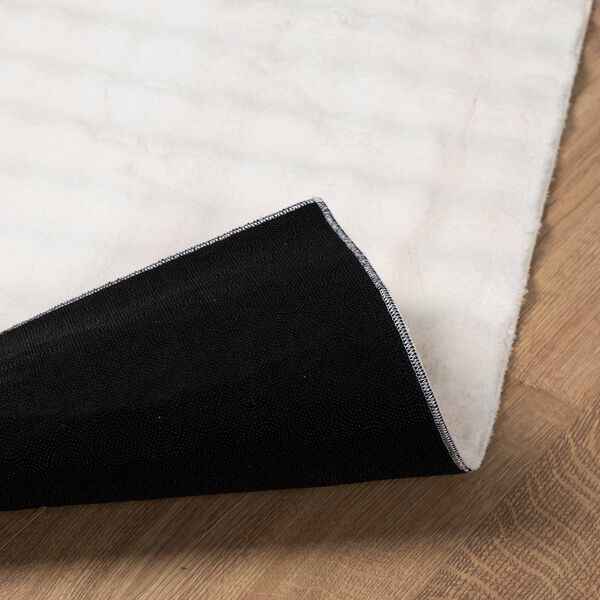 vidaXL Alfombras de &aacute;rea Cuadrado Crema 200 x 200 cm