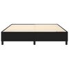vidaXL Estructura de cama con somier tela negro 180x200 cm