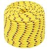 vidaXL Cuerda multiusos 14 mm 25 m Amarillo PP 1275 kg Carga m&aacute;x.