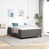 vidaXL Cama de plataforma Gris Claro 140 x 200 cm tela