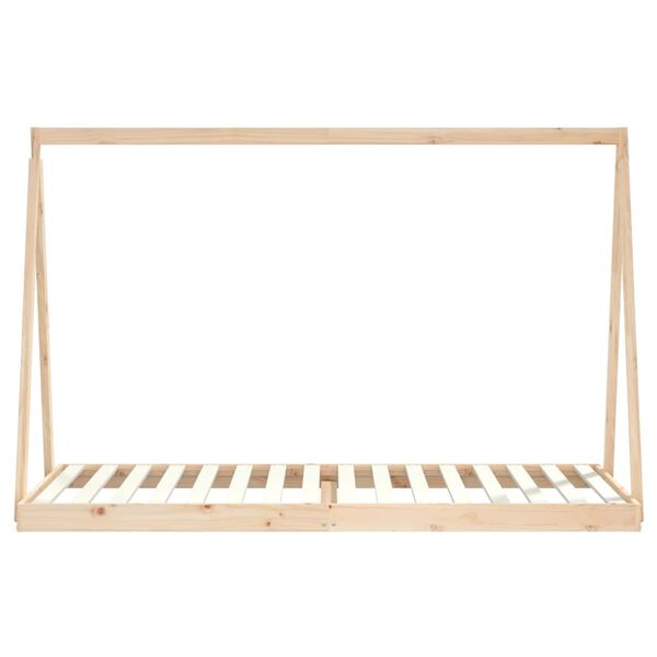 vidaXL Estructura de cama para ni&ntilde;os madera maciza de pino 90x200 cm