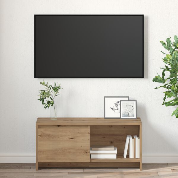 vidaXL Conjunto de mueble de TV Roble artesanal 90 x 35 x 40 cm
