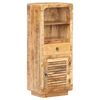vidaXL Aparador de madera de mango rugosa 45x32x110 cm