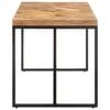 vidaXL Mesa de comedor madera maciza de acacia y mango 160x70x76 cm