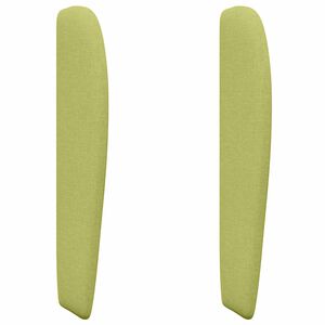 vidaXL Oreja de cabecero Verde tela
