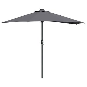 vidaXL Sombrilla de jard&iacute;n Antracita 294 x 150 x 223 cm