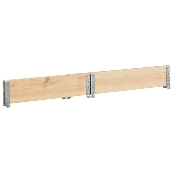 vidaXL Collar de caja de pallet madera maciza de pino 100x100 cm