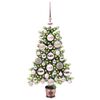 vidaXL Árbol de Navidad con 150 LED con soporte Verde 65 cm PE