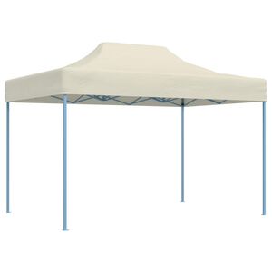 vidaXL Carpa de Fiesta Crema 280 x 410 x 315 cm Tela Oxford