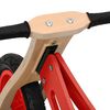 vidaXL Bicicleta sin pedales para niños con neumáticos de aire rojo