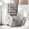 vidaXL Sill&oacute;n el&eacute;ctrico reclinable elevable de tela gris nube
