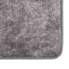 vidaXL Alfombra lavable gris 160x230 cm