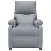 vidaXL Sill&oacute;n elevable tela gris claro