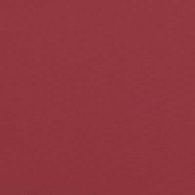 vidaXL Cojines de banco de jardín 2 uds rojo tinto 180x50x7 cm