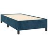 vidaXL Estructura de cama sin colch&oacute;n terciopelo azul oscuro 90x200 cm