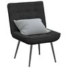 vidaXL Sill&oacute;n de relax terciopelo negro 64x74x84 cm