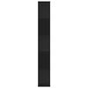 vidaXL Librer&iacute;a 5 niveles madera ingenier&iacute;a negra 45x23,5x162,5 cm
