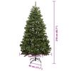 vidaXL &Aacute;rbol de Navidad artificial Verde 210 cm PVC y Metal